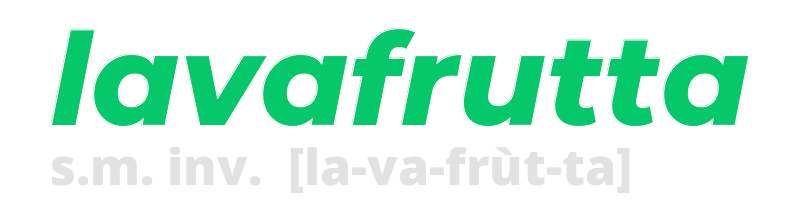 lavafrutta