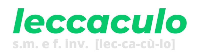 leccaculo