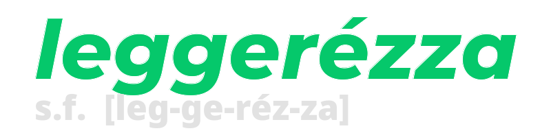 leggerezza