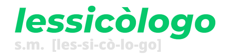 lessicologo