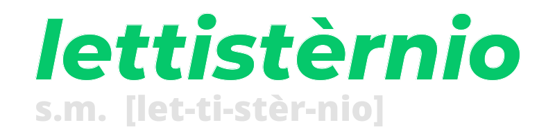 lettisternio