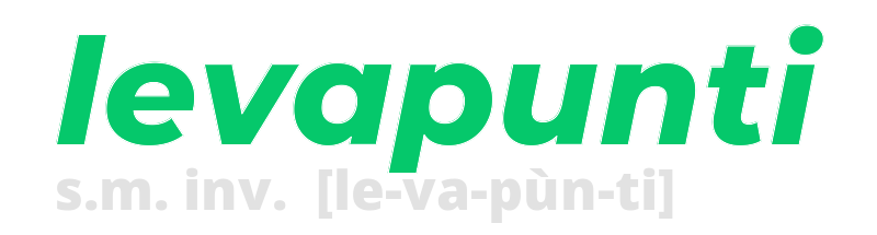 levapunti