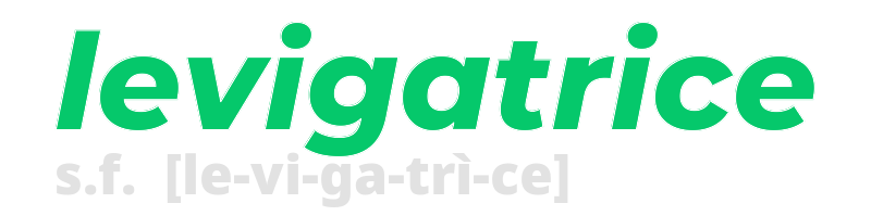 levigatrice