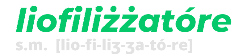 liofilizzatore