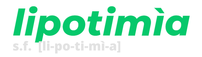 lipotimia