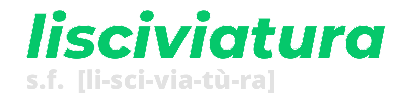 lisciviatura