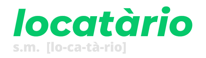 locatario