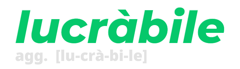 lucrabile