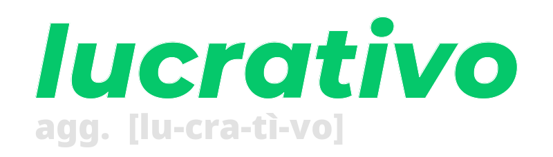 lucrativo