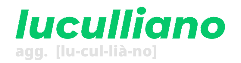 luculliano