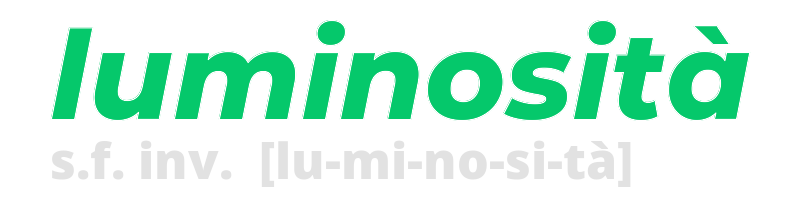 luminosita