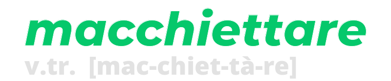 macchiettare