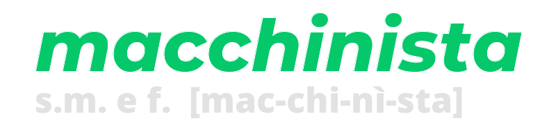 macchinista