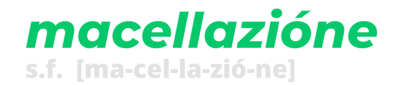 macellazione