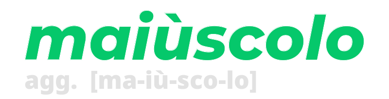 maiuscolo