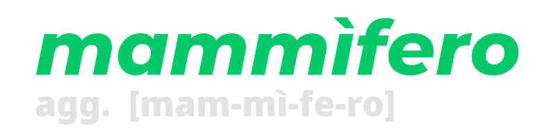 mammifero