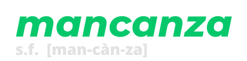 mancanza