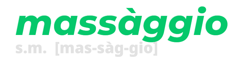 massaggio