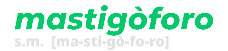 mastigoforo