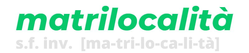 matrilocalita