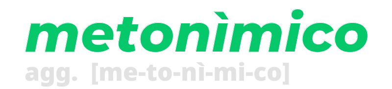 metonimico