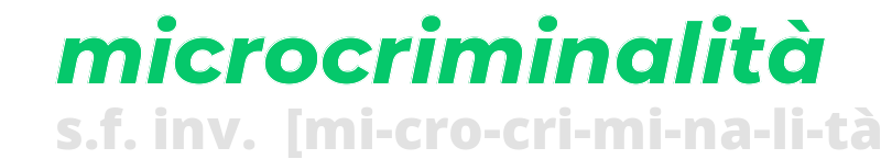 microcriminalita