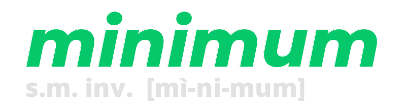 minimum