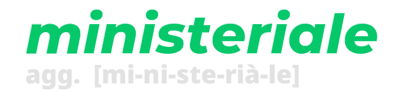 ministeriale