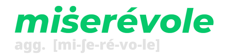 miserevole