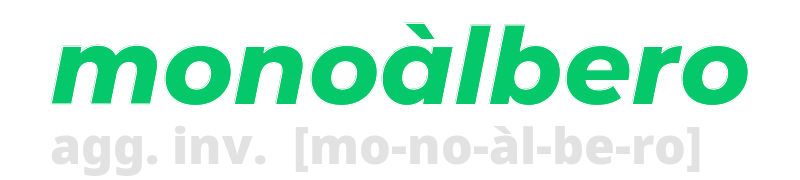 monoalbero