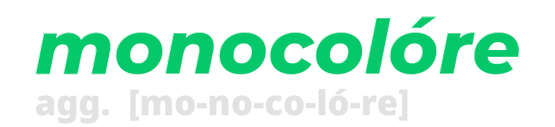 monocolore