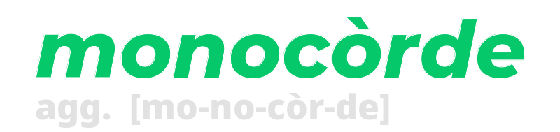 monocorde