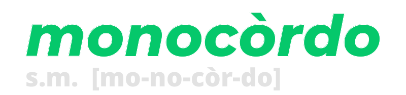 monocordo