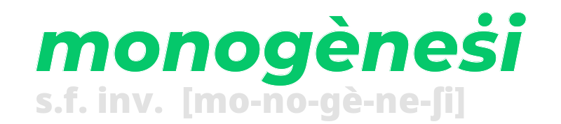 monogenesi