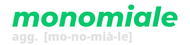 monomiale