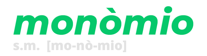 monomio