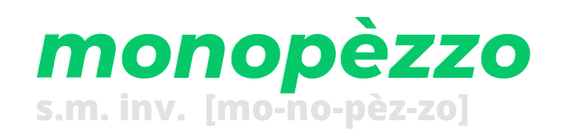 monopezzo