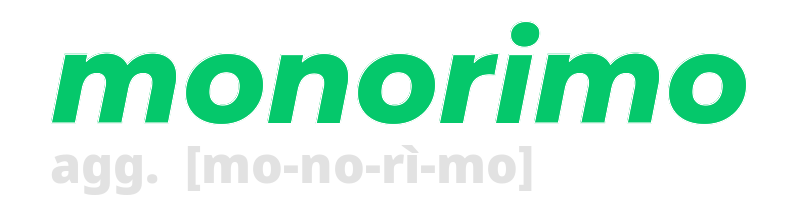 monorimo