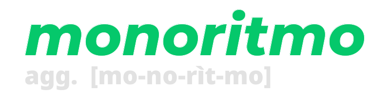 monoritmo