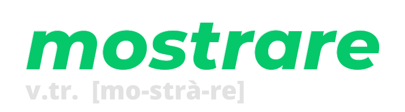 mostrare