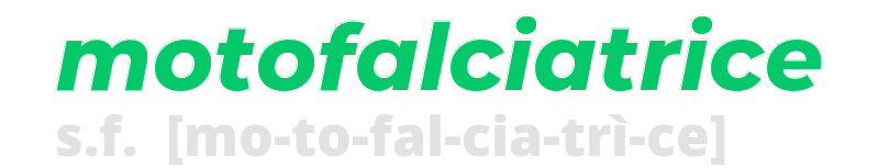 motofalciatrice