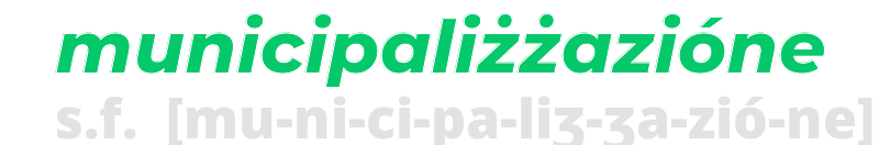 municipalizzazione