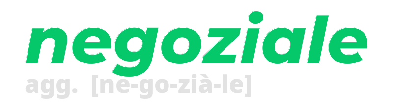 negoziale