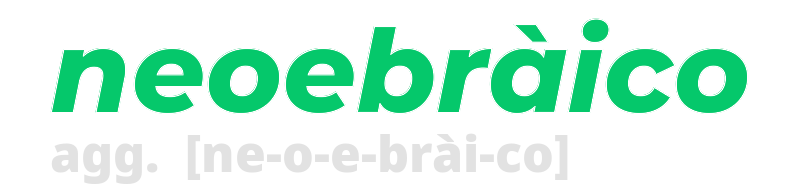 neoebraico