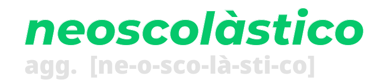 neoscolastico