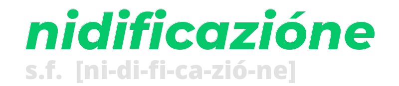 nidificazione