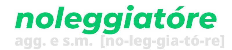 noleggiatore