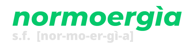 normoergia