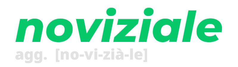 noviziale