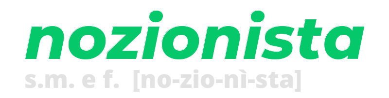 nozionista